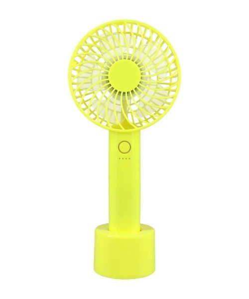 Owltech/オウルテック ハンディーファン ポータブル ミニファン ネオン