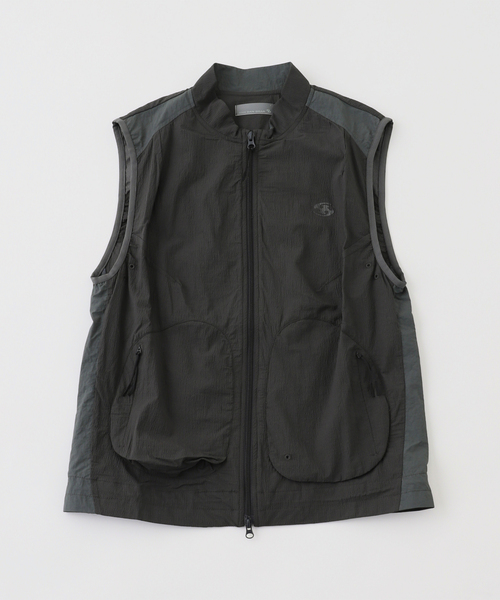 SAN SAN GEAR(サンサンギア)の「SAN SAN GEAR / サンサンギア TERRAFACE VEST SG2501JK11(ブルゾン・メンズ・グレー/チャコールグレー・2/1)」の6枚目の写真