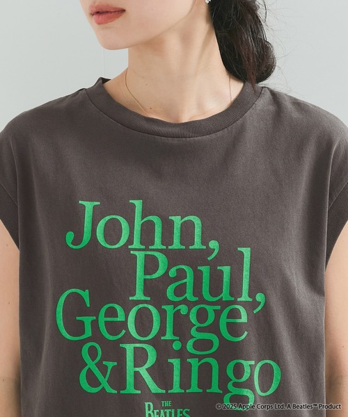 le cercle ADAM ET ROPE'(ルセルクルアダムエロペ)の「【THE BEATLES/ザ ビートルズ】ノースリーブTシャツ(Tシャツ/カットソー・レディース・ホワイト系その他/チャコールグレー・FREE)」の10枚目の写真