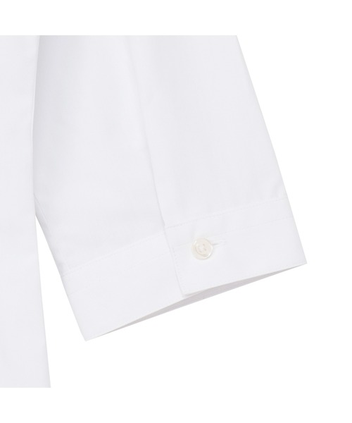 TOKYO SHIRTS(トウキョウシャツ)の「【透け防止】 形態安定ノーアイロン レギュラー 7分袖ビジネスワイシャツ 白無地(ビジネスシャツ・レディース・ホワイト・XS/S/M/L/LL/XL)」の4枚目の写真
