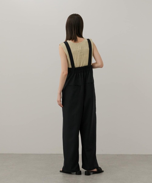 SENSE OF PLACE ウエストタックサロペットパンツ SENSE OF PLACE｜ウエストタックサロペットパンツ | Rakuten