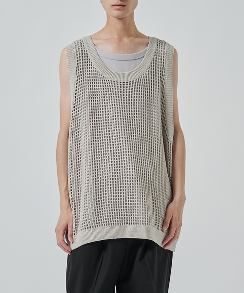 セール】MESH LAYERED TANK TOP（タンクトップ）｜SHAREEF