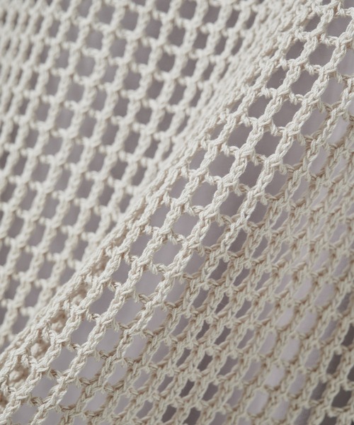 SHAREEF（シャリーフ）の「【SHAREEF】MESH LAYERED TANK TOP（タンクトップ・メンズ・ブラック/ホワイト・FREE）」の10枚目の写真