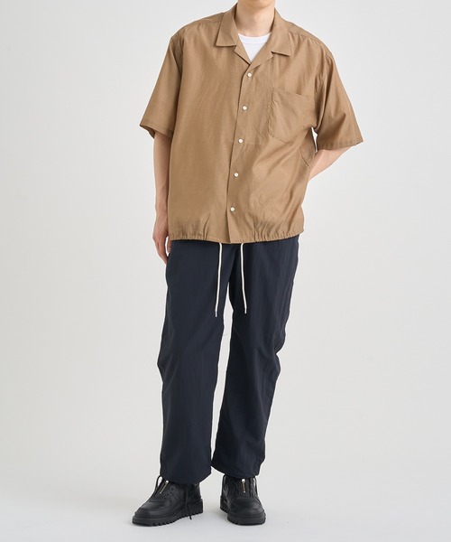 nanamica(ナナミカ)の「【nanamica / ナナミカ】Open Collar S/S Shirt(シャツ/ブラウス・メンズ・ベージュ/ネイビー/グリーン・M/L)」の7枚目の写真