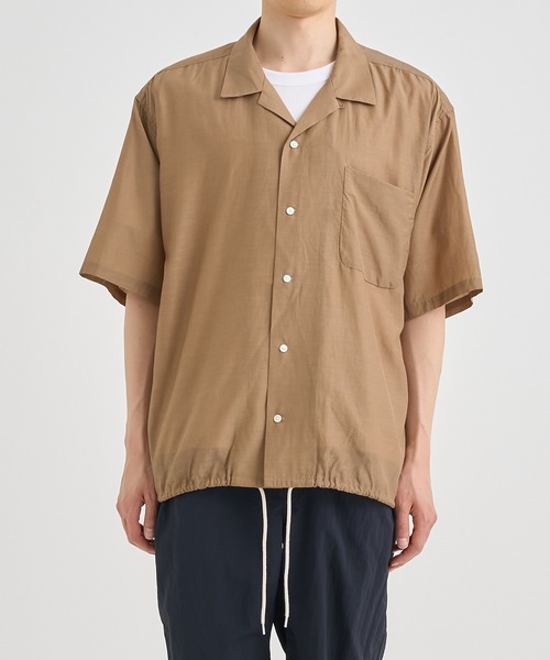 nanamica / ナナミカ】Open Collar S/S Shirt（シャツ/ブラウス