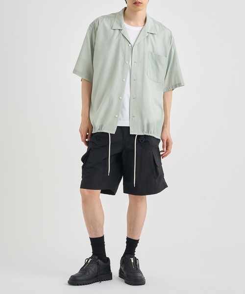 nanamica(ナナミカ)の「【nanamica / ナナミカ】Open Collar S/S Shirt(シャツ/ブラウス・メンズ・ベージュ/ネイビー/グリーン・M/L)」の20枚目の写真