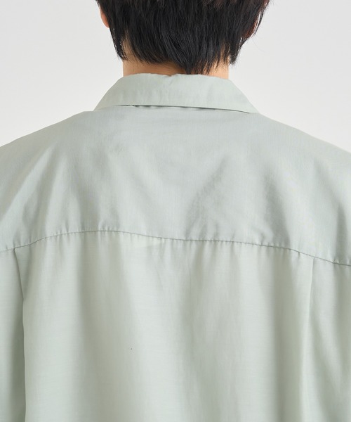 nanamica(ナナミカ)の「【nanamica / ナナミカ】Open Collar S/S Shirt(シャツ/ブラウス・メンズ・ベージュ/ネイビー/グリーン・M/L)」の14枚目の写真