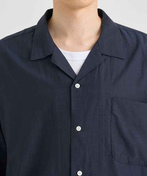 nanamica / ナナミカ】Open Collar S/S Shirt（シャツ/ブラウス
