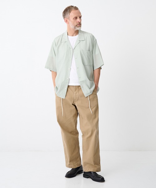 セール】【nanamica / ナナミカ】Open Collar S/S Shirt（シャツ