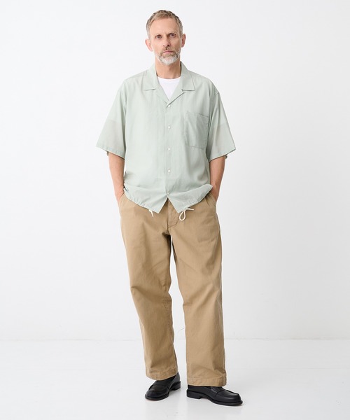 セール】【nanamica / ナナミカ】Open Collar S/S Shirt（シャツ