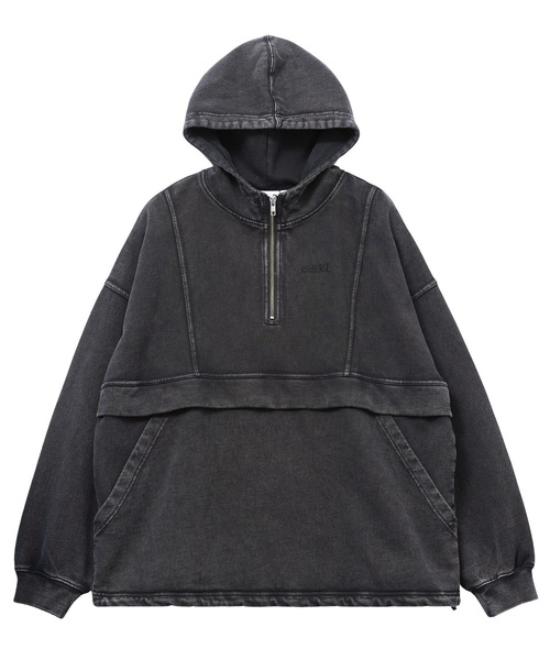 X-girl アノラックパーカー ナイロンパーカー X-girl エックスガール アノラック パーカー KANGAROO POCKET