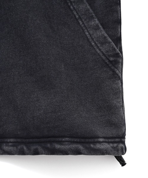 X-girl（エックスガール）の「FADED SWEAT ANORAK PARKA（パーカー・レディース・ブラック/オリーブ/ネイビー・S/M）」の8枚目の写真