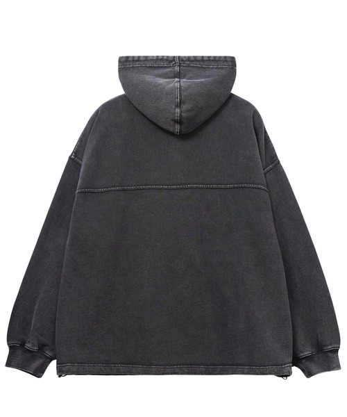 【X-girl】 バタフライパーカー X-girl - BUTTERFLY ZIP UP HOODIE / ブラック | Tempt