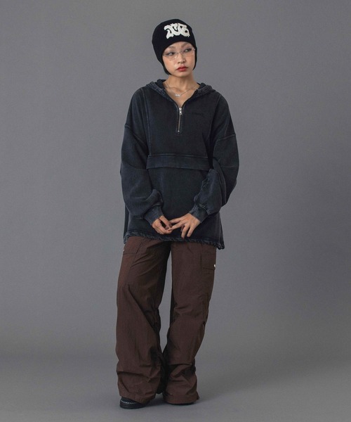 FADED SWEAT ANORAK PARKA（パーカー）｜X-girl（エックスガール）の