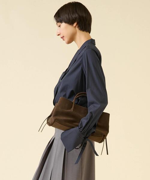 martinique（マルティニーク）の「《別注》【BOURRIENNE /ブリエンヌ】DIVA NAVY（シャツ/ブラウス・レディース・ネイビー・34）」の2枚目の写真