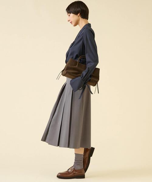martinique（マルティニーク）の「《別注》【BOURRIENNE /ブリエンヌ】DIVA NAVY（シャツ/ブラウス・レディース・ネイビー・34）」の3枚目の写真