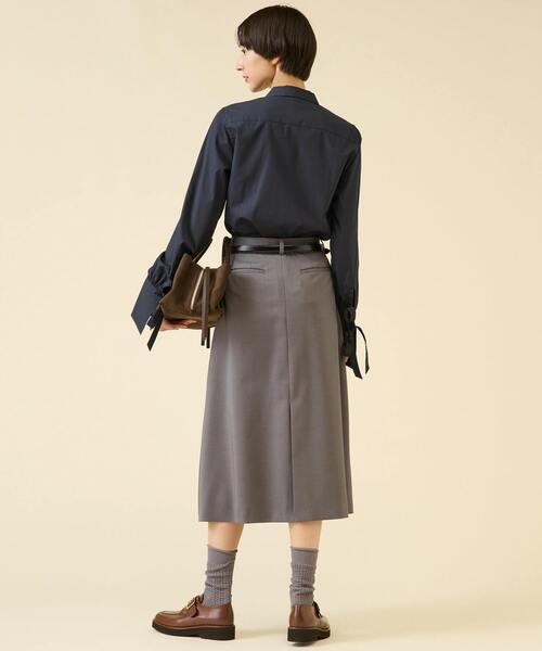 martinique（マルティニーク）の「《別注》【BOURRIENNE /ブリエンヌ】DIVA NAVY（シャツ/ブラウス・レディース・ネイビー・34）」の6枚目の写真