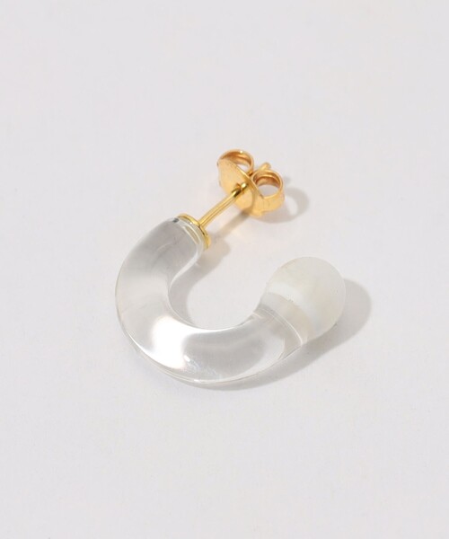 LEVENS(レヴェンス)の「LEVENS JEWELS MINI GLASS HOOP ピアス(ピアス(両耳用)・レディース・グリーン/ピンク/ホワイト・FREE)」の5枚目の写真