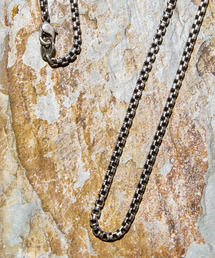 HARIM（ハリム）の「HARIM ハリム / NARROW SQUARE BLOCK CHAIN SHORT NECKLACE ナロースクエアブロックチェーンショートネックレス / HRC019SNC（ネックレス）」