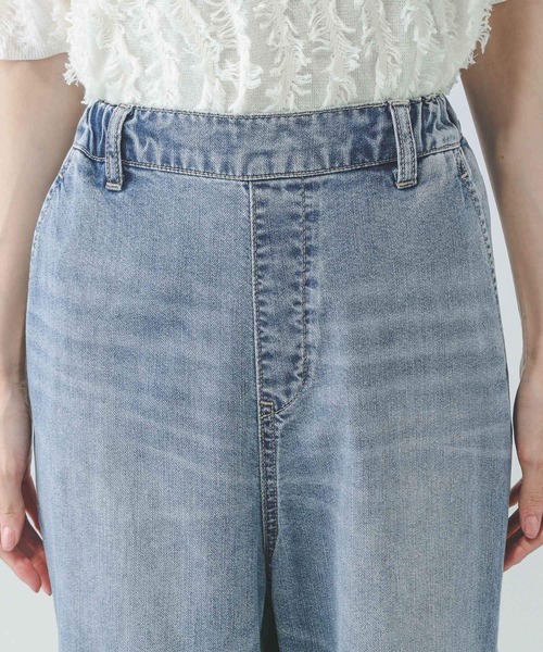 GLOBAL WORK 冷感デニムイージーパンツ【完売品】新品タグ付 GLOBAL WORK ジーンズ デニム デニムパンツ 冷感デニムイージー