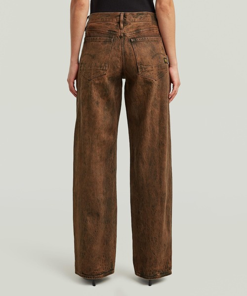 G-STAR（ジースター）の「JUDEE LOW WAIST LOOSE JEANS/ローウエストワイドストレートジーンズ/L28（デニムパンツ・レディース・ブラウン系その他・26inch/27inch/25inch）」の3枚目の写真
