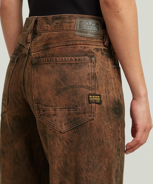 G-STAR（ジースター）の「JUDEE LOW WAIST LOOSE JEANS/ローウエストワイドストレートジーンズ/L28（デニムパンツ・レディース・ブラウン系その他・26inch/27inch/25inch）」の5枚目の写真