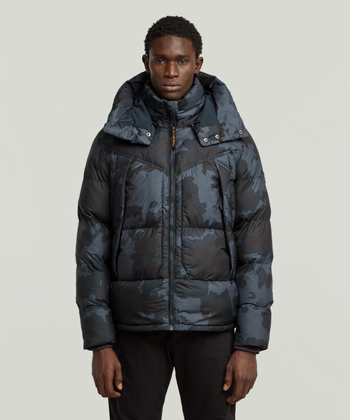セール】G-WHISTLER PADDED HOODED JACKET 2.0/カモフラージュ撥水中綿