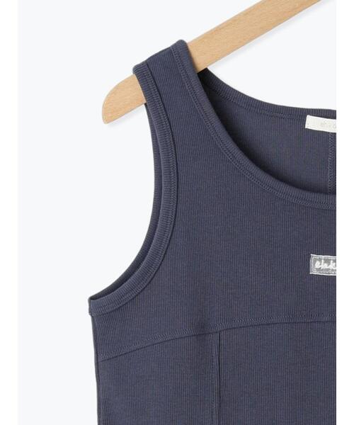 ehka sopo（エヘカソポ）の「切り替えタンクトップ（タンクトップ・レディース・ブラック/チャコールグレー/ブルー/オフホワイト・F）」の13枚目の写真