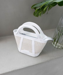 clear | 配色ミニストローバッグ[ショルダーバッグ ハンドバッグ 2WAY]≪SS新作≫(ショルダーバッグ)