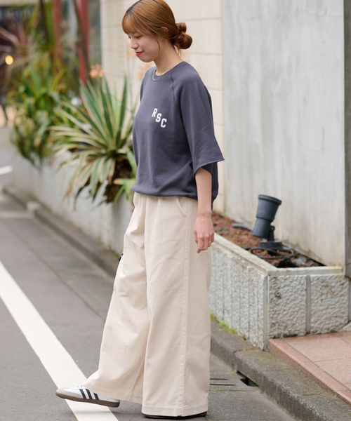 JOURNAL STANDARD relume(ジャーナルスタンダード レリューム)の「コットンコーデュロイイージーワイド(その他パンツ・レディース・ホワイト/ピンク/カーキ・36/38)」の18枚目の写真