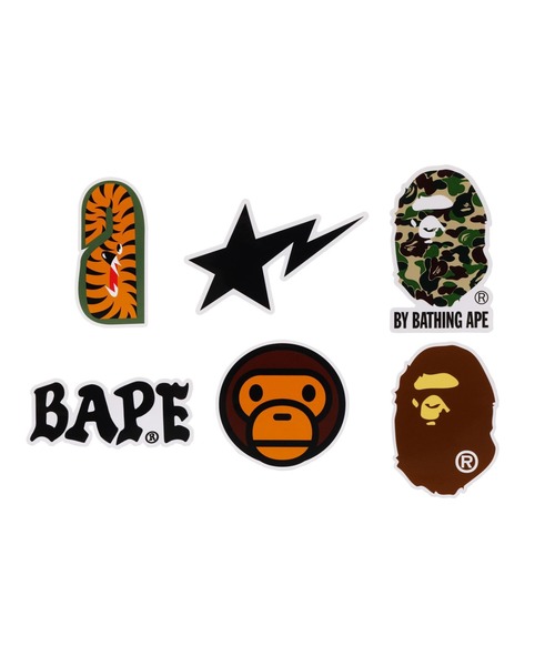 A BATHING APE(AxCVOGCv)ABC CAMO BAPE STICKER SET(XebJ[/e[v)