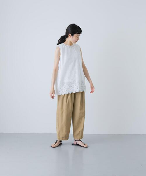 かぐれ 刺繍ノースリーブプルオーバー 刺繍ノースリーブプルオーバー（シャツ/ブラウス）｜かぐれ（カグレ