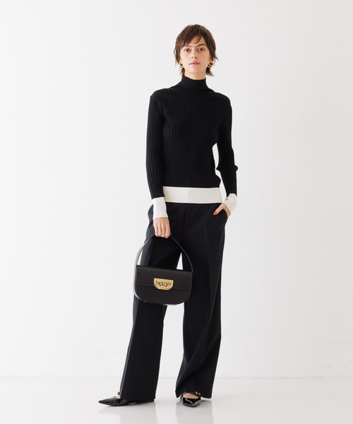 DESIGNWORKS(デザインワークス)の「梳毛ウールストレッチパンツ(その他パンツ・レディース・チャコールグレー/イエロー/ブラック・38/36)」の19枚目の写真