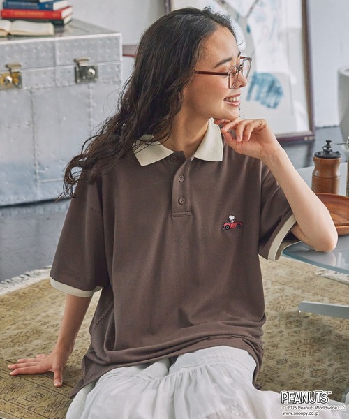 最終価格♡パーリーゲイツ♡スヌーピーコラボ♡鹿子ポロ スヌーピーとパーリーゲイツコラボのゴルフウェア♪新作ポロが