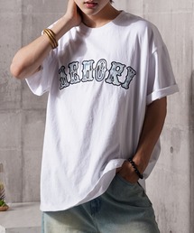 #MEMORY（メモリー）の「【MEMORY】カモフラ カレッジロゴ オーバーサイズTシャツ / Camouflage College Logo Oversized T-Shirt（Tシャツ/カットソー）」