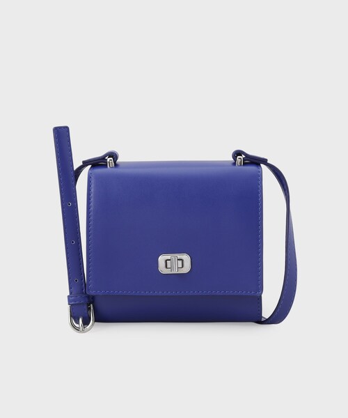 INDIVI(インディヴィ)の「ミニスクエアショルダー(ショルダーバッグ・レディース・ブルー系その他/ブラック・00)」の15枚目の写真