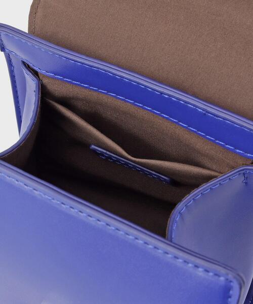 INDIVI(インディヴィ)の「ミニスクエアショルダー(ショルダーバッグ・レディース・ブルー系その他/ブラック・00)」の8枚目の写真