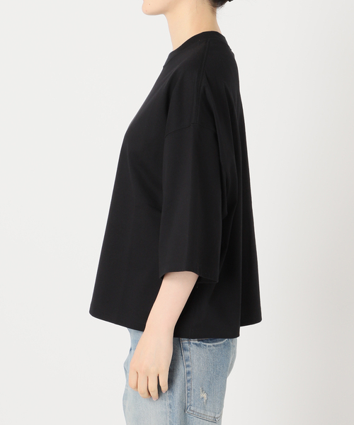 FRAMeWORK(フレームワーク)の「≪追加≫モックネックTシャツ2(Tシャツ/カットソー・レディース・ブラック/ホワイト/ボルドー・FREE)」の18枚目の写真