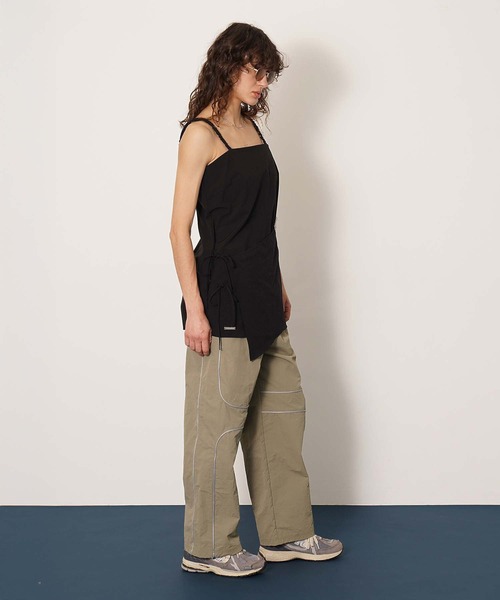 DISPATCHER NO.8（ディスパッチャーナンバーエイト）の「パイピングラインタフタパンツ（その他パンツ・レディース・オリーブ/ブラック・ONE SIZE）」の15枚目の写真