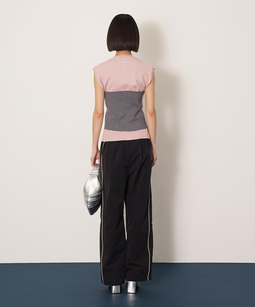 DISPATCHER NO.8（ディスパッチャーナンバーエイト）の「パイピングラインタフタパンツ（その他パンツ・レディース・オリーブ/ブラック・ONE SIZE）」の19枚目の写真