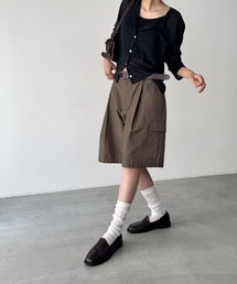 パンツ（ブラウン/茶色系・ハーフ・ひざ丈）ファッション通販