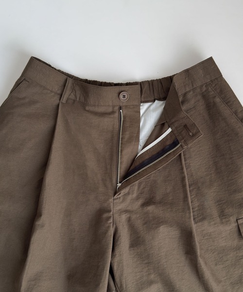 CANAL JEAN（キャナルジーン）の「choice_cnl　コットンナイロンカーゴハーフパンツ（カーゴパンツ・レディース・ブラウン・ONE SIZE）」の12枚目の写真