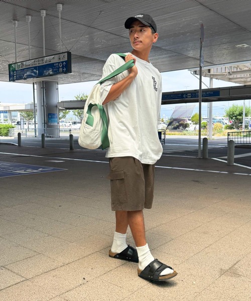 CANAL JEAN（キャナルジーン）の「choice_cnl　コットンナイロンカーゴハーフパンツ（カーゴパンツ・レディース・ブラウン・ONE SIZE）」の13枚目の写真
