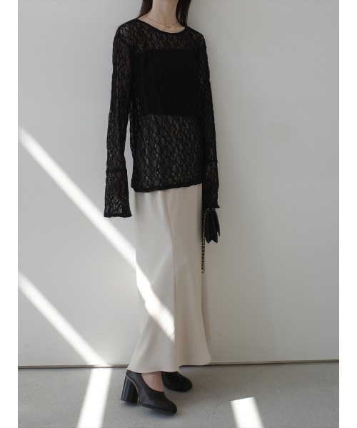 amel（エイメル）の「【RE ARRIVAL】ベーシックフレアロングスカート / ベージュ（スカート・レディース・ベージュ・FREE）」の8枚目の写真