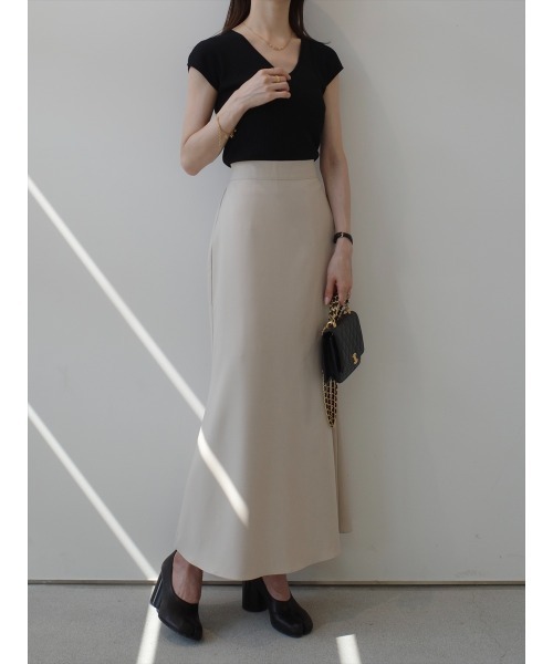 amel（エイメル）の「【RE ARRIVAL】ベーシックフレアロングスカート / ベージュ（スカート・レディース・ベージュ・FREE）」の12枚目の写真