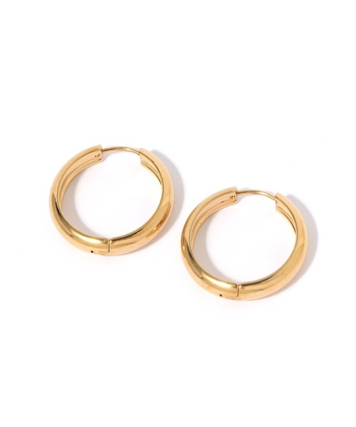 LAKOLE（ラコレ）の「ステンレスワンタッチフープピアス[25mm] / 576350（ピアス（両耳用）・レディース・その他1/その他2・FREE）」の2枚目の写真