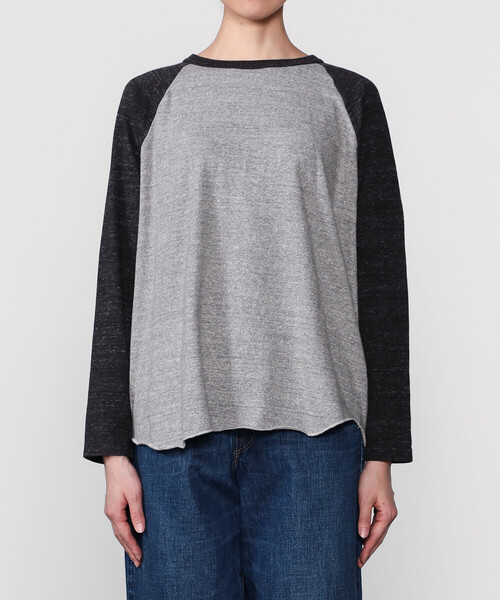 FilMelange（フィルメランジェ）の「FilMelange | 〈別注〉ベースボール 長袖Tシャツ WOMEN（Tシャツ/カットソー・レディース・グレー系その他/ホワイト系その他・1）」の10枚目の写真