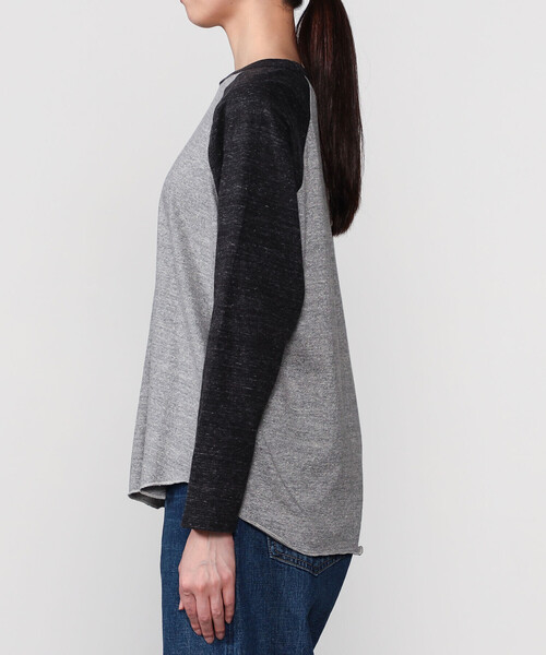 FilMelange（フィルメランジェ）の「FilMelange | 〈別注〉ベースボール 長袖Tシャツ WOMEN（Tシャツ/カットソー・レディース・グレー系その他/ホワイト系その他・1）」の11枚目の写真