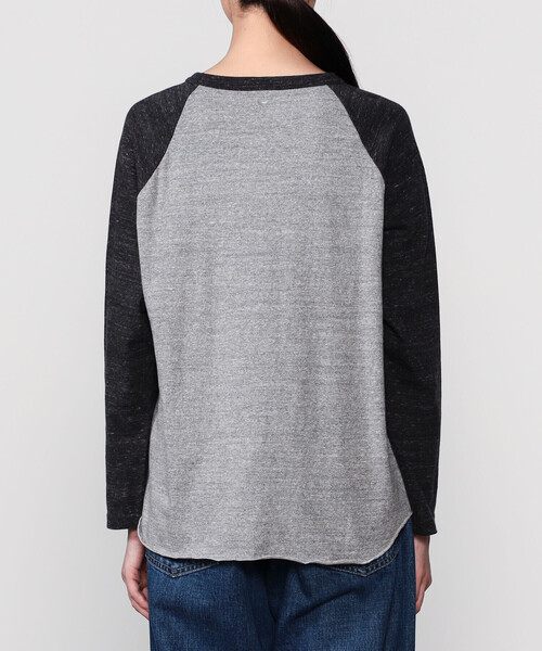 FilMelange（フィルメランジェ）の「FilMelange | 〈別注〉ベースボール 長袖Tシャツ WOMEN（Tシャツ/カットソー・レディース・グレー系その他/ホワイト系その他・1）」の12枚目の写真