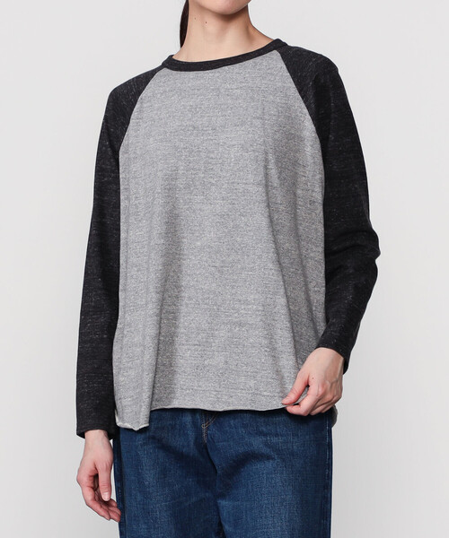 FilMelange（フィルメランジェ）の「FilMelange | 〈別注〉ベースボール 長袖Tシャツ WOMEN（Tシャツ/カットソー・レディース・グレー系その他/ホワイト系その他・1）」の13枚目の写真